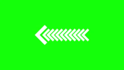 Isolated Arrow on Transparent Background Video stock 343928809
