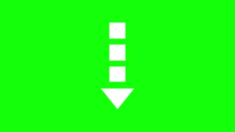 Isolated Arrow on Transparent Background Video stock 343929042