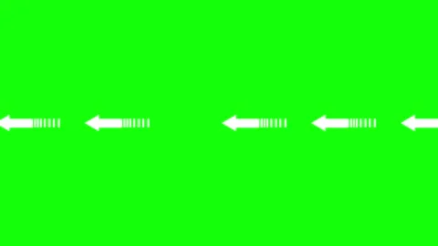 Isolated Arrows on Green Screen Background 스톡 동영상 343928875
