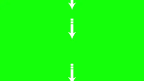 Isolated Arrows on Green Screen Background 스톡 동영상 343928898