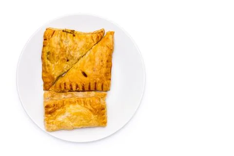 Isolated assorted flavour pie Stock Photos