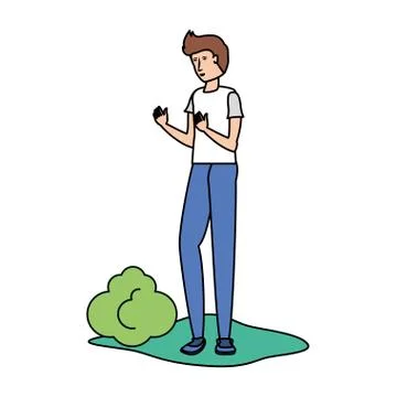 Isolated avatar man design vector ilustration Stock Illustration