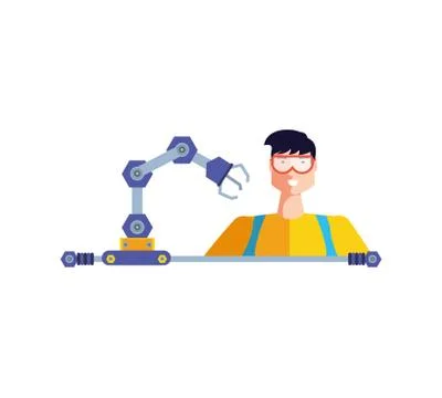 Isolated avatar of professional worker design Stock Illustration