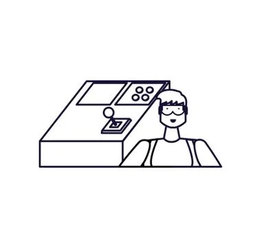 Isolated avatar of professional worker design Stock Illustration