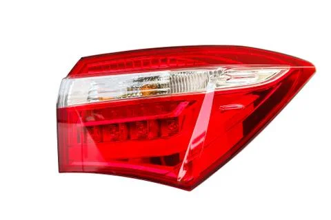 Isolated back car light. Stock Photos