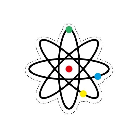 Isolated baker tool sticker Stock Illustration