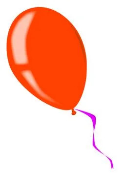 Isolated balloon Stock Illustration