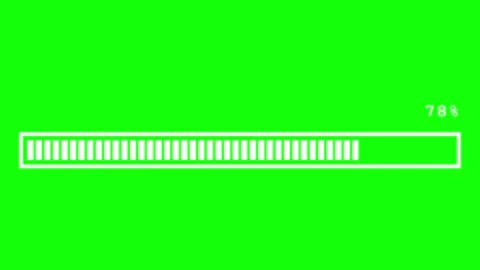 Isolated Bar on Green Screen Background Video stock 343929168