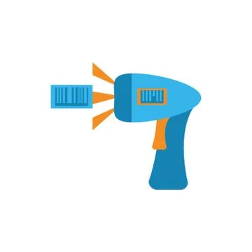 Isolated bars code and machine vector design Stock-Illustration