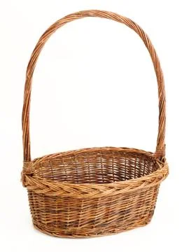 Isolated basket Stock-Fotos