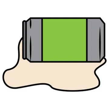 Isolated beer can icon Stock Illustration