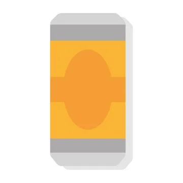 Isolated beer can icon Stock Illustration