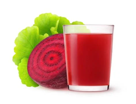 Isolated beetroot juice Foto stock