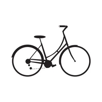 Isolated bicycle icon Stock Illustration