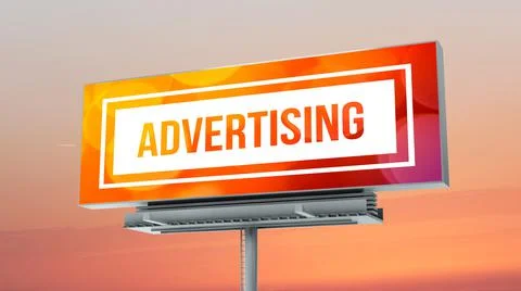 Isolated billboard mockup Illustrazione stock