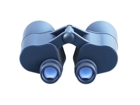 Isolated binoculars 3d render Stock Illustration
