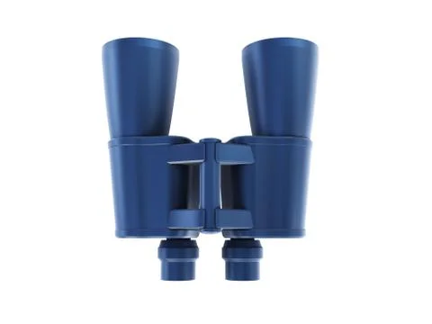 Isolated binoculars 3d render Stock Illustration