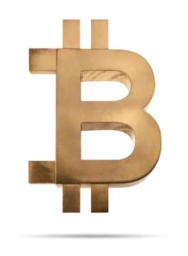 Isolated Bitcoin Stock Photos
