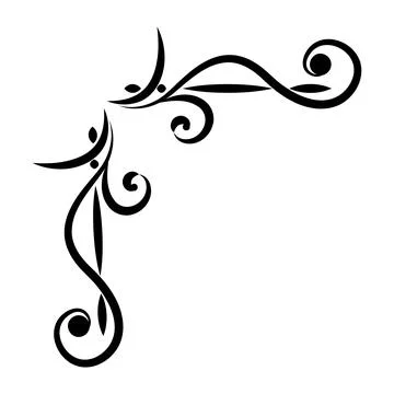 Isolated black border arabesque frame Vector Stock Illustration