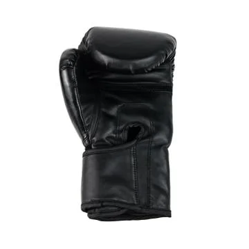 Isolated black boxing gloves - Image Stock Photos