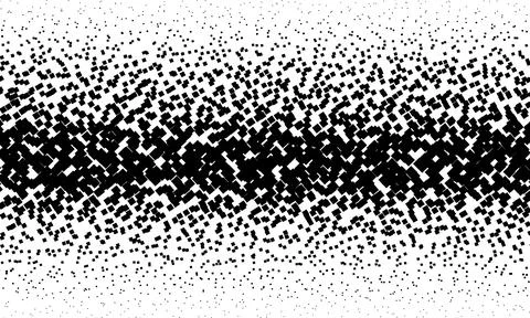 Isolated black elements on overlay transparent background Stock Illustration