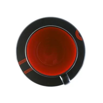 Isolated black mug Stock Photos