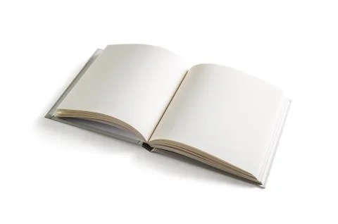 Isolated blank book Stock Photos