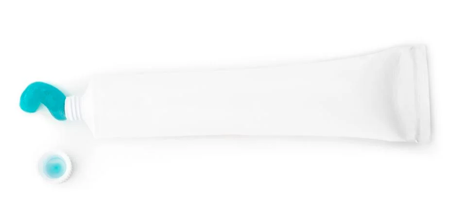 Isolated Blank Toothpaste Stock Photos