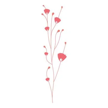 Isolated blossom flower icon Vector Stockillustratie