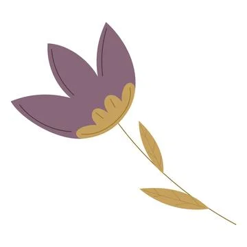 Isolated blossom flower icon Vector Stockillustratie