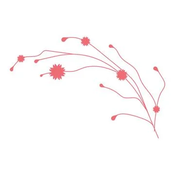 Isolated blossom flower icon Vector Stockillustratie