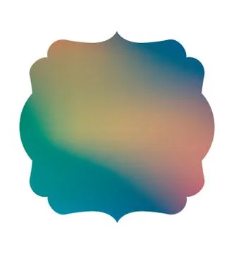 Isolated blue and light gradient frame banner vector design Stock Illustration