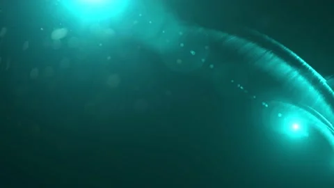 Isolated blue light rays animation. Shine or sun effect on black screen. Glit Video stock 144255477