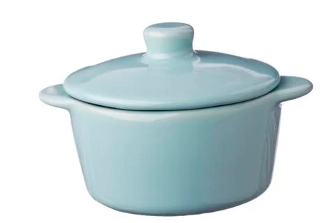Isolated blue pot Stock Photos
