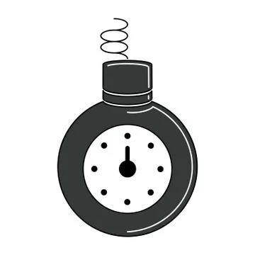 Isolated bomb icon Stock Illustration