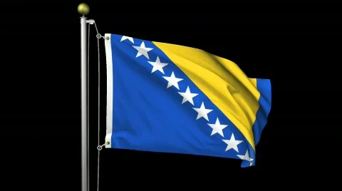 Isolated Bosnia Stock Footage 445068