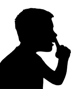 Isolated boy child gesture picking nose Stock Illustration
