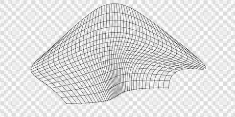 Isolated brain drawing on transparent background. Stock Illustration