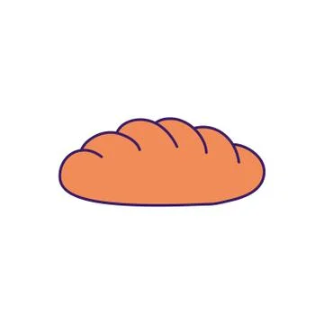 Isolated bread fill vector design イラスト素材