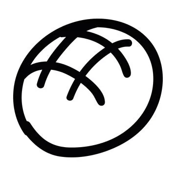 Isolated bread icon flat design Vector Stock Illustration