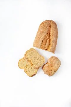 Isolated Bread Stock Photos