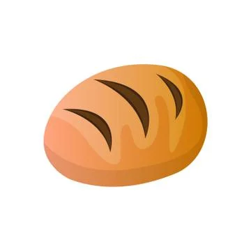 Isolated bread roll Stock Illustration