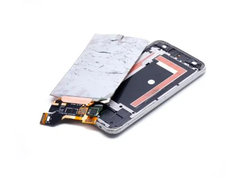Isolated break phone Stock Photos
