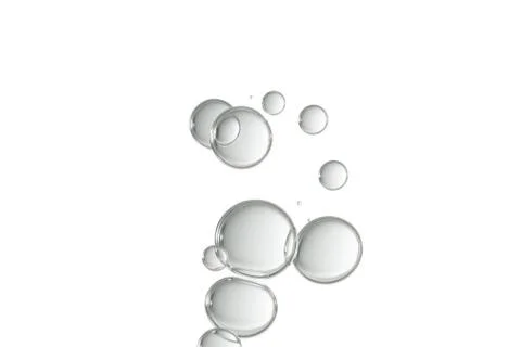 Isolated bubbles 스톡 사진