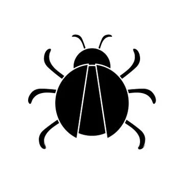 Isolated bug insect design Stock Illustration