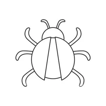Isolated bug insect design イラスト素材