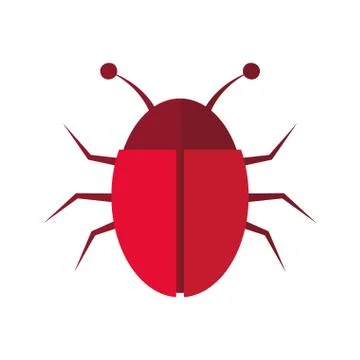 Isolated bug vector design Stock Illustration