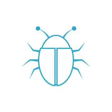 Isolated bug vector design イラスト素材
