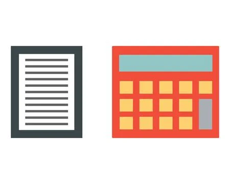 Isolated building with windows and red frame icon Vector Stock Illustration