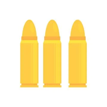 Isolated bullets gun icon Stock Illustration